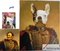 Custom oil portrait-Dog general