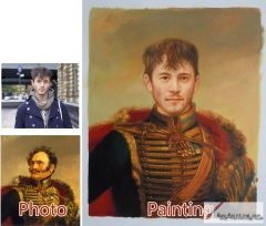Custom oil portrait-Free general