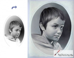 Custom Child Portrait-Boy