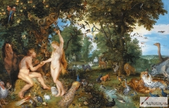 Jan Brueghel the Elder and Peter Paul Rubens, The garden of Eden with the fall of man, Mauritshuis, The Hague