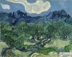Olive Trees with the Alpilles in the Background, 1889, Museum of Modern Art, New York