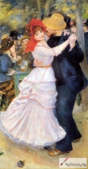Dance at Bougival, 1882–1883, (woman at left is painter Suzanne Valadon), Boston Museum of Fine Arts