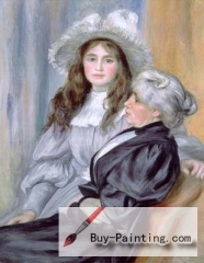 Portrait of Berthe Morisot and daughter Julie Manet, 1894