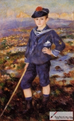 Pierre-Auguste Renoir, "Jeune garçon sur la plage d'Yport", 1883, Barnes Foundation, Philadelphia