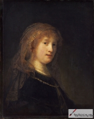 Portrait of Saskia van Uylenburgh, ca. 1635