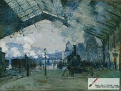Arrival of the Normandy Train, Gare Saint-Lazare, 1877,