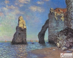The Cliffs at Etretat, 1885,