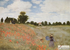 Coquelicots, La promenade (Poppies), 1873,