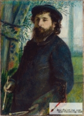Pierre-Auguste Renoir, Portrait of Claude Monet, 1875,