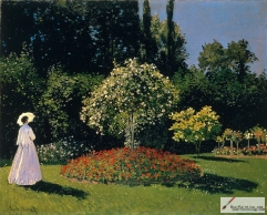 Woman in a Garden, 1867,