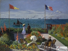 Jardin à Sainte-Adresse, 1867,