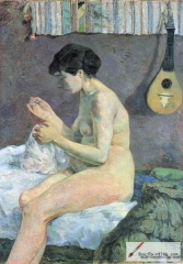 Study of a Nude (Suzanne sewing), 1880,