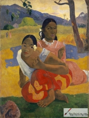 Paul Gauguin, Nafea Faa Ipoipo (When Will You Marry?), 1892,