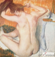 La Toilette (Woman Combing Her Hair), c. 1884–1886,