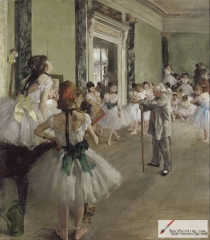 The Dance Class (La Classe de Danse), 1873–1876,