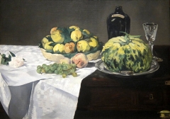 Still Life with Melon and Peaches, 1866