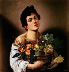 Boy with a Basket of Fruit, 1593–1594.