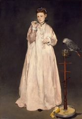 Woman with Parrot, 1866