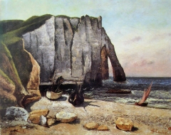 Cliffs at Etretat, After the Storm, 1870