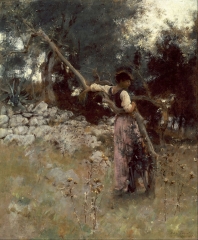 Dans Les Oliviers, 1878