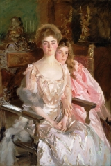Mrs. Fiske Warren (Gretchen Osgood) and Her Daughter Rachel, 1903