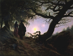 Man and Woman Contemplating the Moon (1830–35)