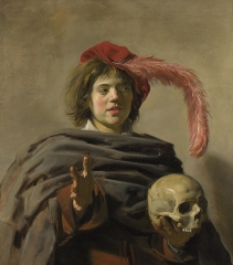Young Man with a Skull, c. 1626-1628