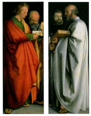 The Four Apostles, (l-r John, Peter, Mark, Paul), 1526