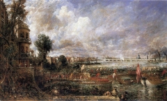 The Opening of Waterloo Bridge seen from Whitehall Stairs, 18 June 1817