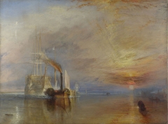 The Fighting Temeraire tugged to her last berth to be broken up, 1839