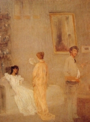 Whistler in his Studio 1865