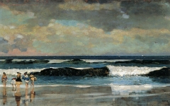 On the Beach, 1869