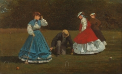 Croquet Scene, 1866