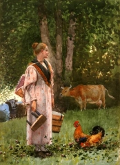 The Milk Maid, 1878