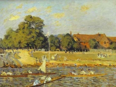Regatta at Hampton Court, 1874