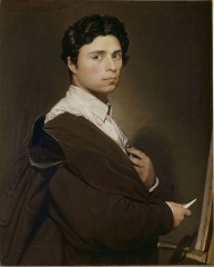 Self-portrait at age 24, 1804