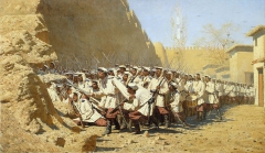 At the Fortress Walls, Let Them In (1871).