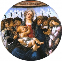 Madonna with Lillies and Eight Angels, c. 1478