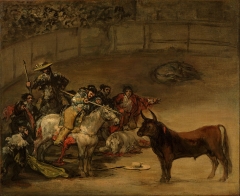Bullfight, Suerte de Varas, Getty Center, 1824