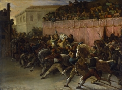 Riderless Racers in Rome, 1817
