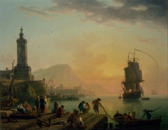 A Calm at a Mediterranean Port 1770-80s
