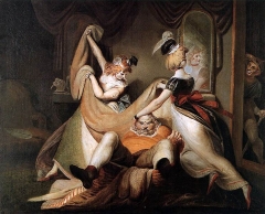 Falstaff in the laundry basket, 1792