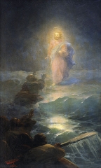 Jesus walking on water (1888)