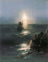 Jesus walking on water (1890)