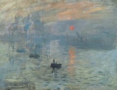 Impression, Sunrise,1872-Painter: Claude Monet