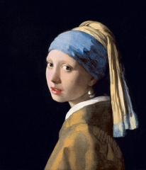 Girl with a Pearl Earring-Painter: Johannes Vermeer