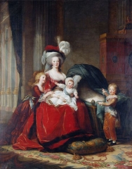 Marie Antoinette and her Children, 1787